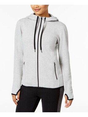 Ideology Womens Life On The Go Zip Hoodie Size L